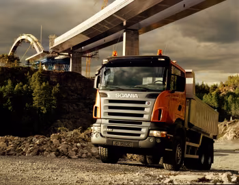 Scania R420 6×4 CR16 rigid Sörling dumperkasse '2004–09
