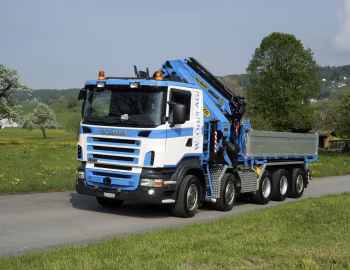 Scania R470 10×4 rigid CR16 tipper with crane '2004–09