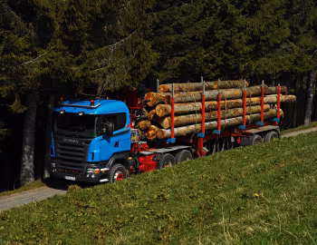 Scania R470 6×4 CR19N tractor with crane '2004–09