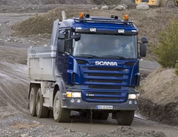 Scania R480 6×4 CR19N rigid Istrail dumperkasse [Norway] '2006–09
