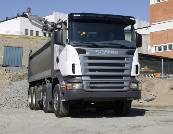 Scania R480 8×4 CR16 rigid tipper '2006–09