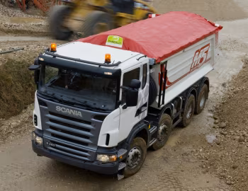 Scania R480 8×4 CR16 rigid tipper '2006–09