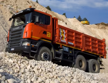 Scania R500 6×4 CR16 rigid three-way tipper '2005–09