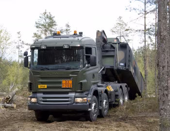 Scania R500 8×4HZ CR19N rigid with hooklift system '2004–09