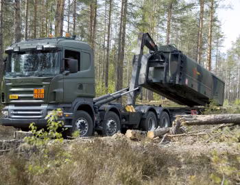 Scania R500 8×4HZ CR19N rigid with hooklift system '2004–09
