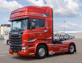 Scania R580 4×2 tractor "Red Passion" '2014
