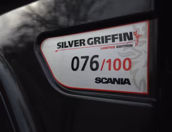 Scania R580 6×2 rigid Topline "Silver Griffin" '2015