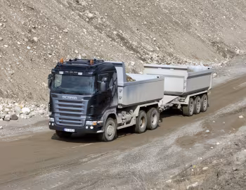 Scania R620 6×4 CR19N rigid Sörling dumperkasse '2006–09