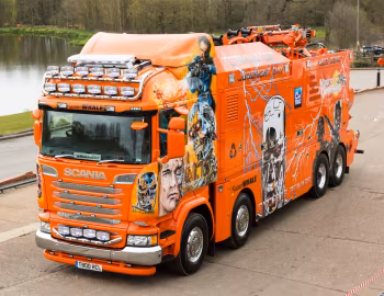 Scania R730 Highline Kaiser-Whale type T800 HCL "Terminator" [UK-spec] '2016