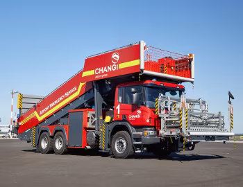 Scania P360 CB6×4HHZ Rosenbauer Rescue Stairs E8000/E3000 [Singapore] '2018