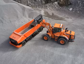 Doosan DL300-5, Scania AXL