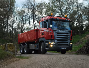 Scania R420 6×4 CR19N rigid Sörling dumperkasse '2004–09