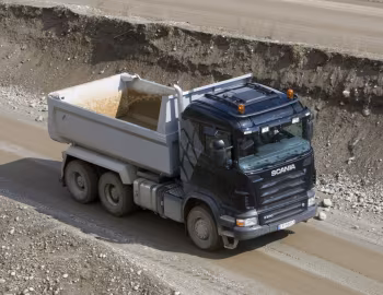 Scania R500 6×4 CR19N rigid Sörling dumperkasse '2004–09