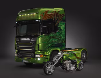 Scania R620 4×2 tractor "Jade Wing" by Svempa '2012