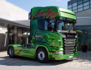 Scania R620 4×2 tractor "Jade Wing" by Svempa '2012