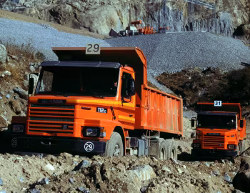 Scania T112E 6×4 rigid tipper '1982–90