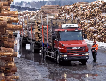 Scania T144 GB6×4 460 timber truck '1995–2001