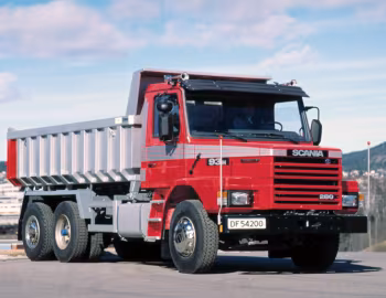 Scania T93HL6×2L280-42 Z Sörling dumperkasse '1989