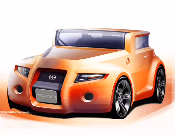 Эскиз Scion Hako Coupe Concept '03.2008