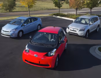 Toyota Prius Plug-In Hybrid, Toyota RAV4 EV, Scion iQ EV