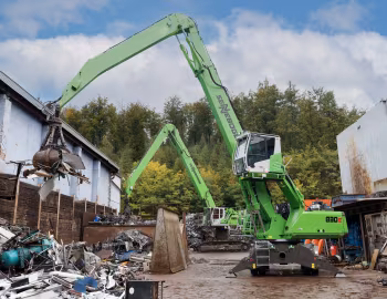 Sennebogen 830 E Mobile Scrap Handler, Sennebogen 835 E Crawler Scrap Handler