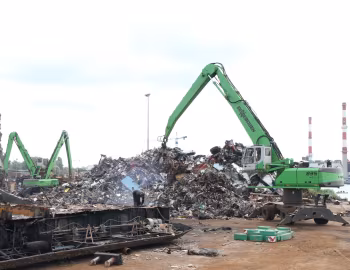 Sennebogen 830 Mobile Scrap Handler, Sennebogen 835 Mobile MHD Scrap Handler