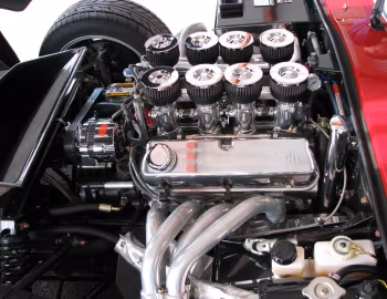 Sous la capuche Shelby Cobra
