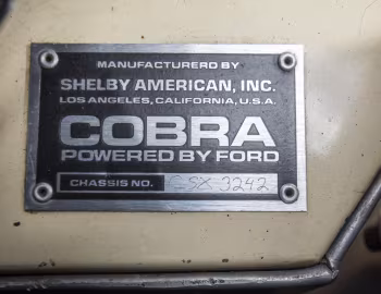 1966 Shelby Cobra 427 (CSX 3242) '08.1966