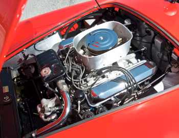 Sous la capuche Shelby Cobra 427 Competition (CSX 3014) '1965