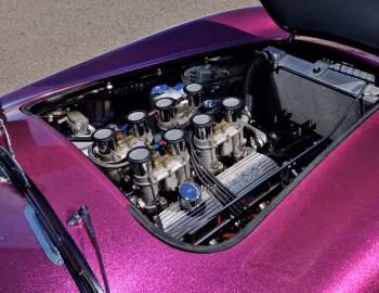 Sous la capuche 1963 Shelby Cobra Coupe "Dragonsnake" (CSX 2093)