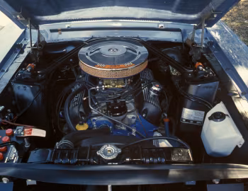 Sous la capuche 1967 Shelby GT350 with LeMans stripes option