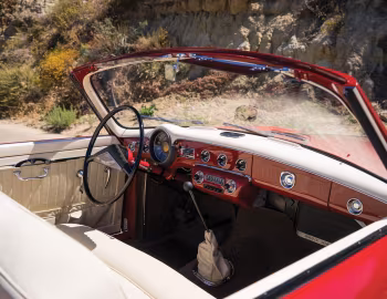 Panel frontal Siata-Ford 208S Cabriolet Speciale '1952