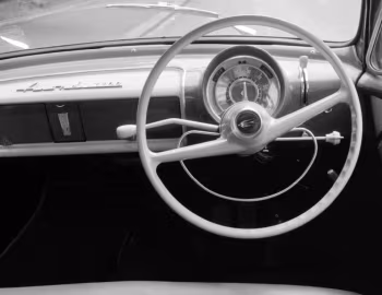 Panel frontal Simca Aronde Elysee [UK-spec] (90A) '1955–58
