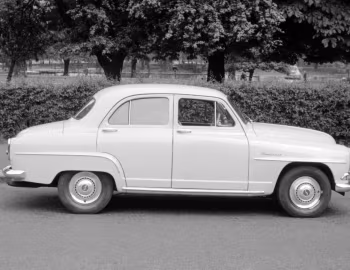 Simca Aronde Elysee [UK-spec] (90A) '1955–58