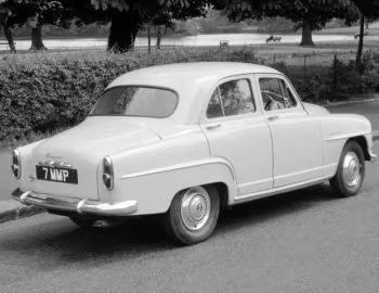 Simca Aronde Elysee [UK-spec] (90A) '1955–58