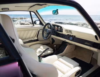 Interior 1989 Porsche 911 Turbo "East Hampton" Reimagined by Singer (964) '2023