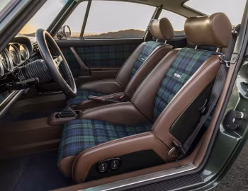 Interior 1990 Porsche 911 "Black Watch" Reimagined by Singer '01.2025
