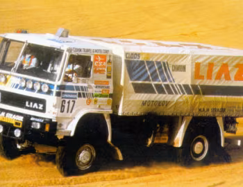 Škoda-LIAZ 111.154D rally truck, František „Frankie“ Vojtíšek, Jiří Moskal, Záleský Pavel