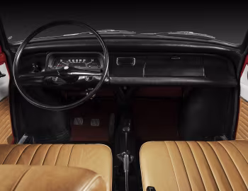 Panneau avant Škoda 1100 MBX de Luxe (723) '09.1968–08.1969