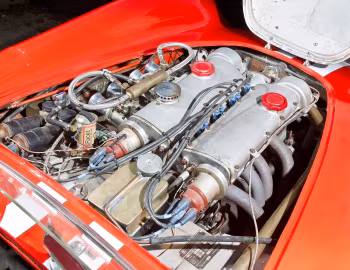 Під капотом Škoda 1100 OHC Spider (Type 968) '1958
