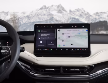 Interior Škoda Enyaq Coupé iV 85 Laurin & Klement [Worldwide] '2023–pr.