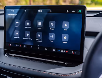 Interior Škoda Enyaq Coupé iV 85 [UK-spec] '2023–pr.
