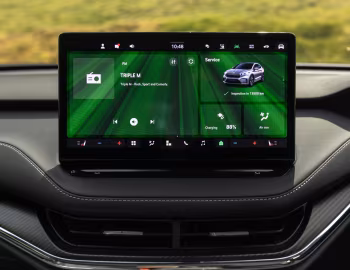Interior Škoda Enyaq Coupé iV 85 Sportline [Australia] '2024–pr.