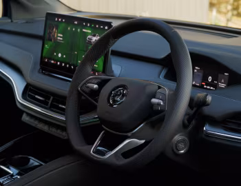 Interior Škoda Enyaq Coupé iV 85 Sportline [Australia] '2024–pr.