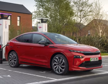 Škoda Enyaq Coupé Sportline [UK-spec] '2025–pr.