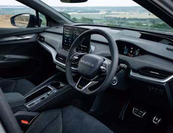 Interior Škoda Enyaq Coupé vRS [UK-spec] '2025–pr.