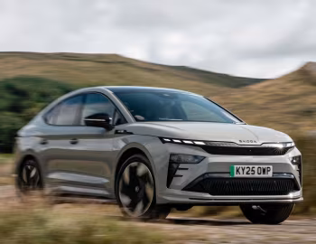 Škoda Enyaq Coupé vRS [UK-spec] '2025–pr.