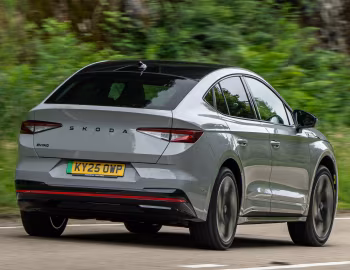Škoda Enyaq Coupé vRS [UK-spec] '2025–pr.