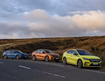 Škoda Enyaq Coupé vRS iV [UK-spec] '2022–pr.