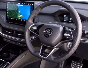 Interior Škoda Enyaq iV 85x Sportline [UK-spec] '2023–pr.
